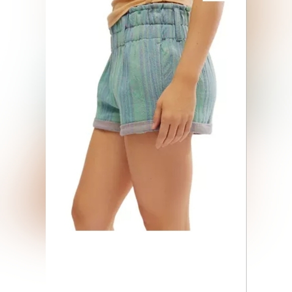 Free people We The Free Solar Flare Baja Striped Shorts size XS brand new - Picture 5 of 6